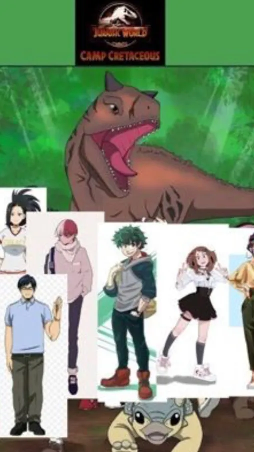 ai character: Mha x kny x camp c background
