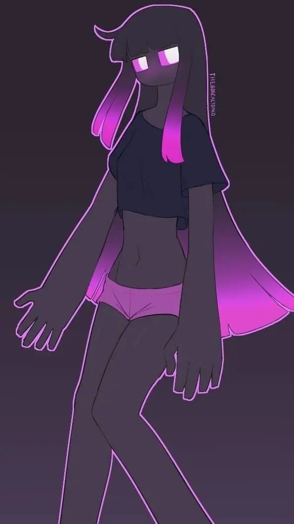 ai character: endergirl background