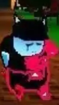 ai character: blixer but SUS!? background