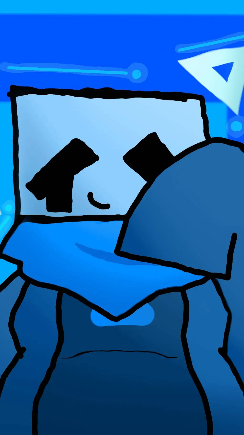 ai character: cat cube?! background