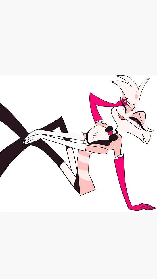 ai character: 🏳️‍🌈Angel dust🕷️ background