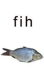 ai character: fish :D background
