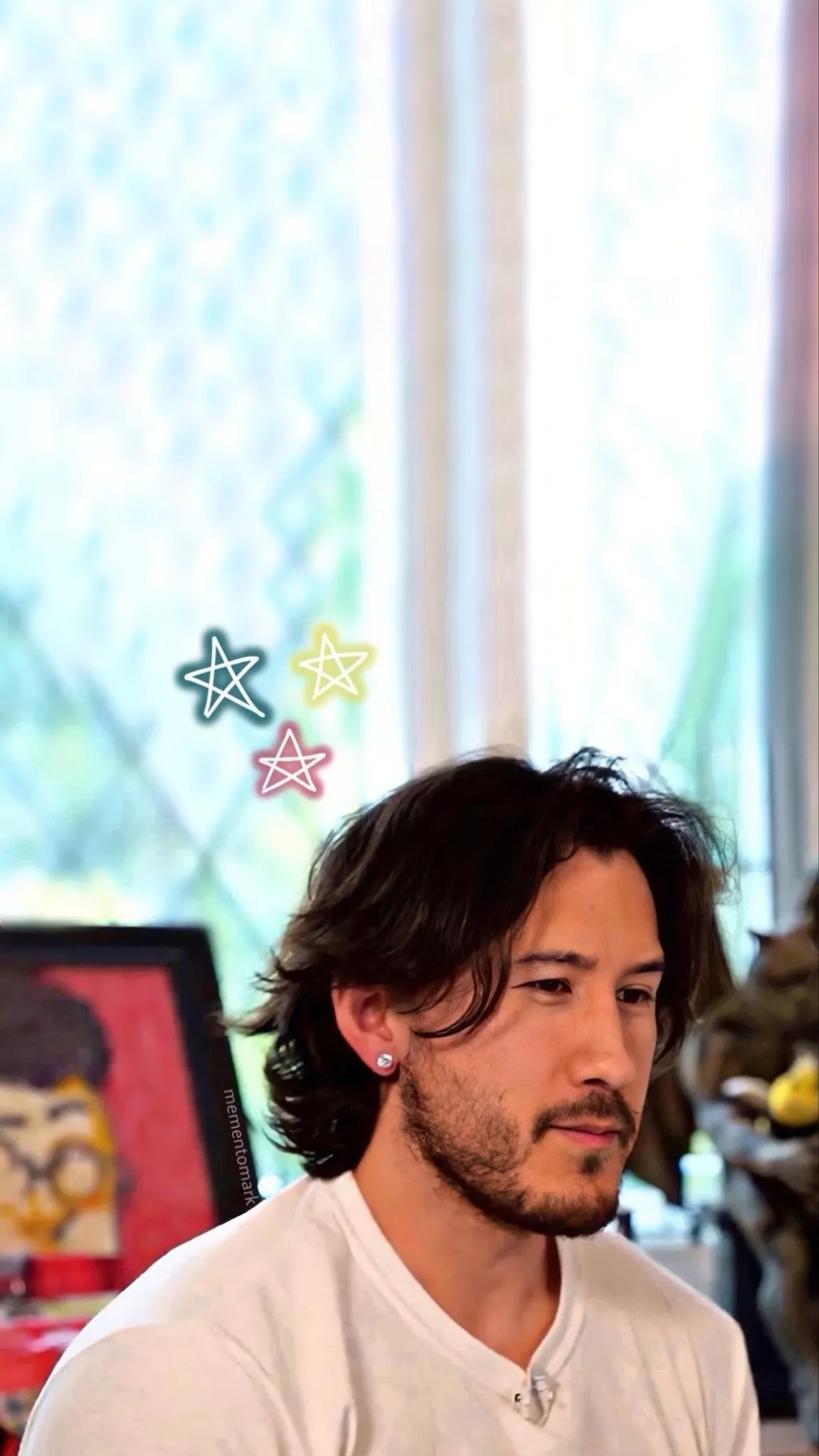 ai character: Markiplier  background