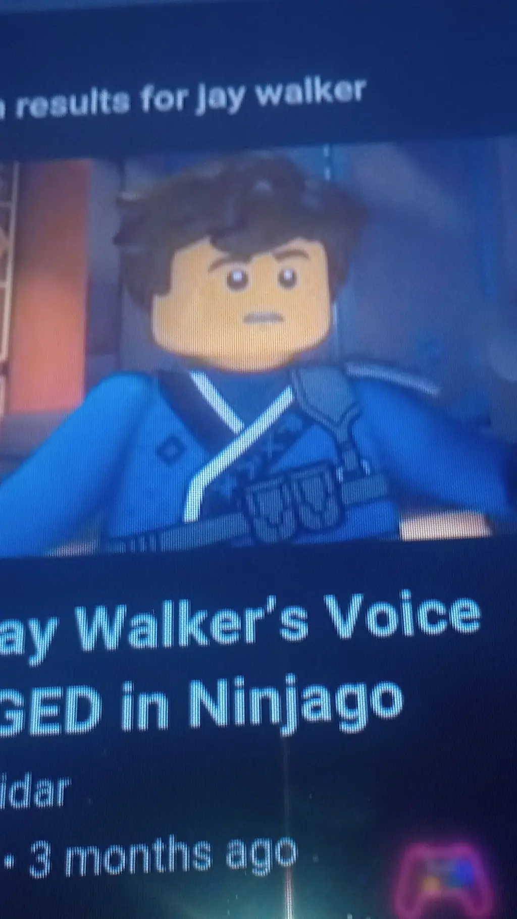 ai character: ninjago  background