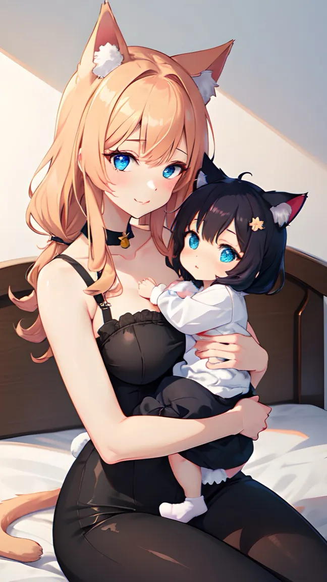 ai character: Phoebe and Crystal background