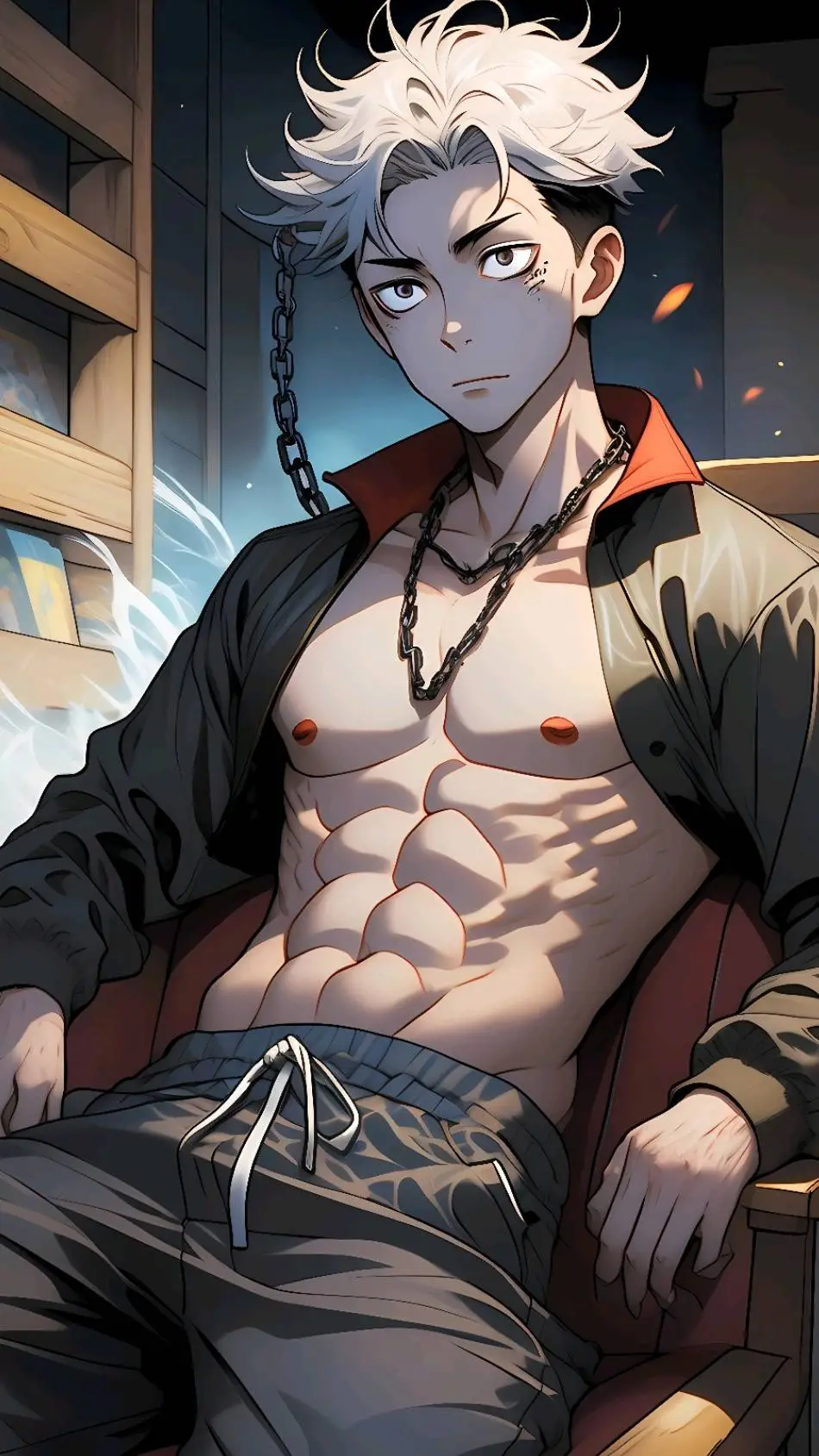 ai character: Tin background