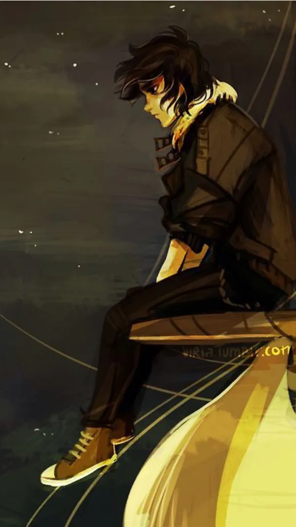 ai character: Nico Di Angelo background