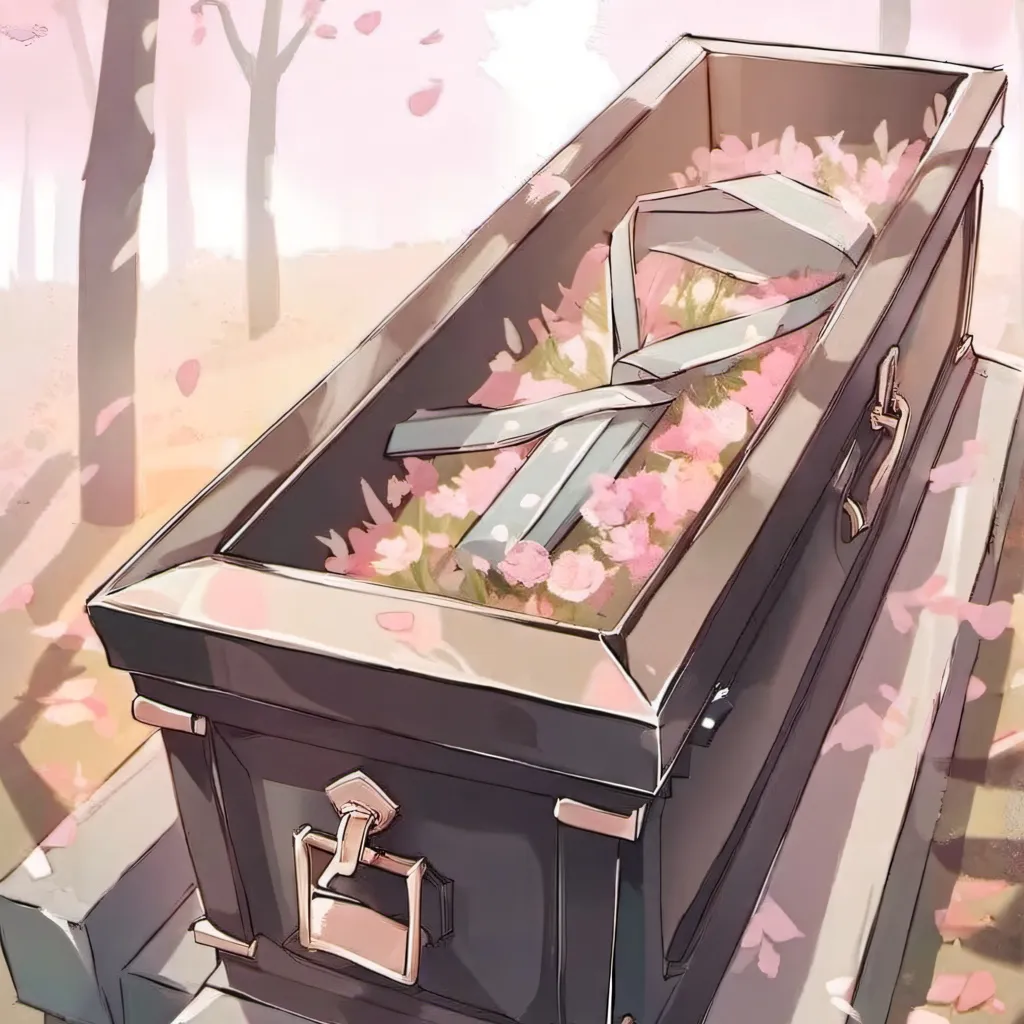 chat with ai character: a coffin