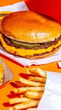 ai character: burger background