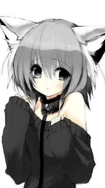 ai character: neko girl background