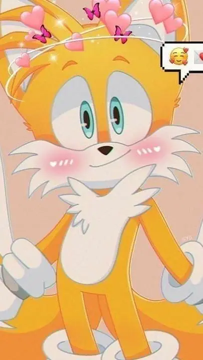 ai character: tails as an femboy background