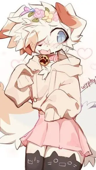ai character: furry (*ᴗ͈ˬᴗ͈)ꕤ*.ﾟ background