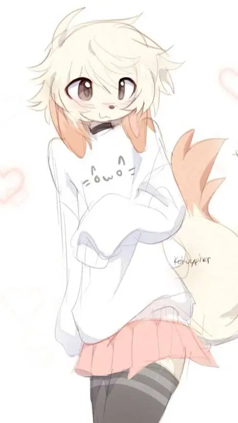 ai character: furry (,,Ծ‸Ծ,, ) background