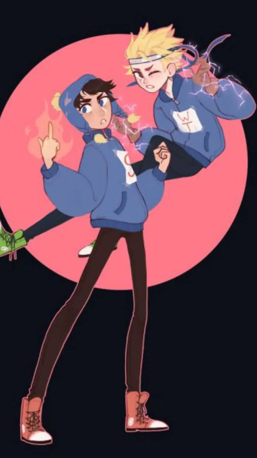ai character: craig N lulu background