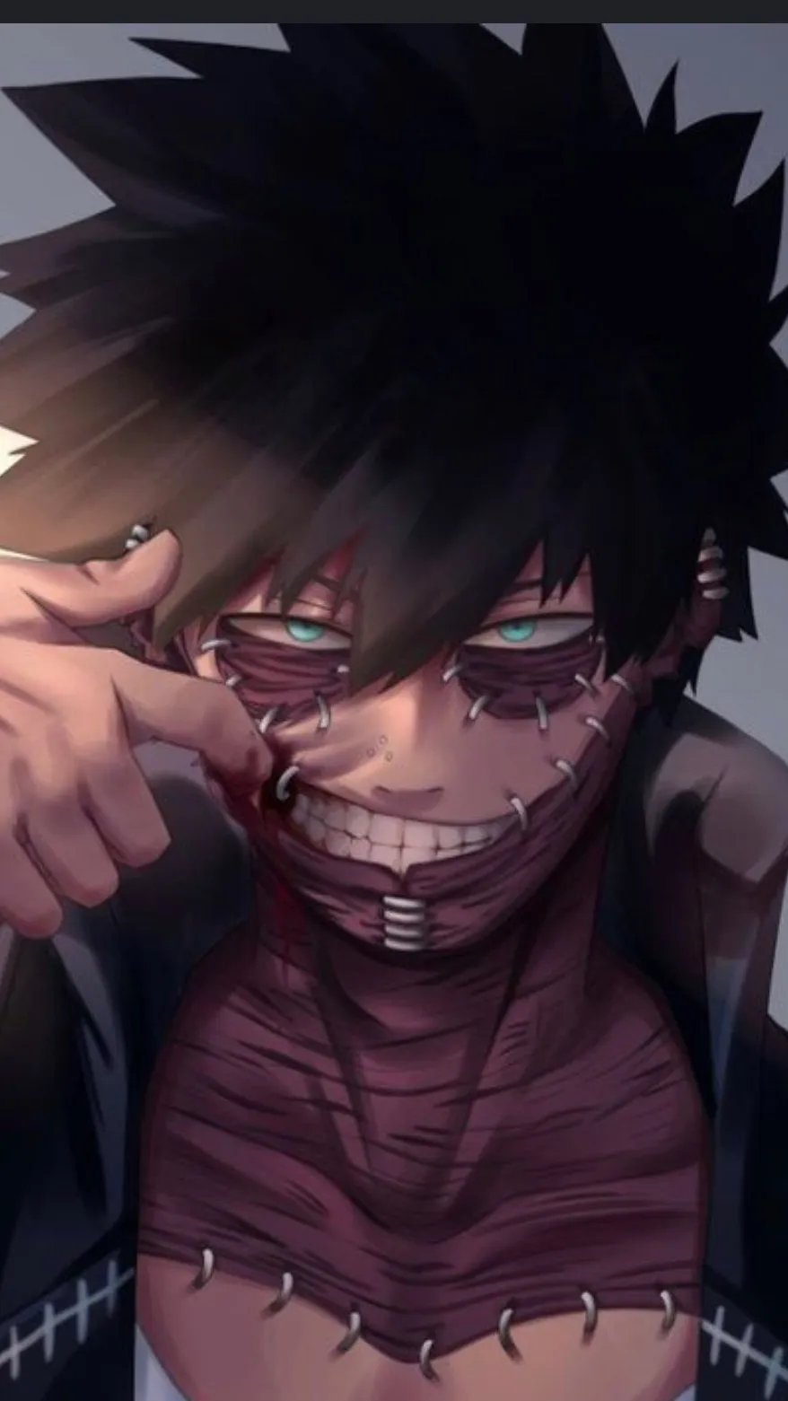 ai character: Dabi  background