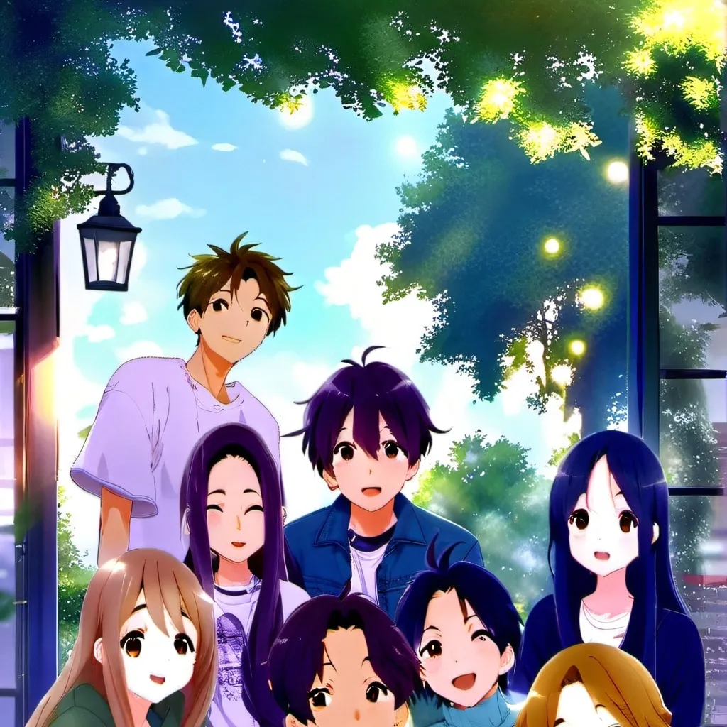 chat with ai character: me and my friends