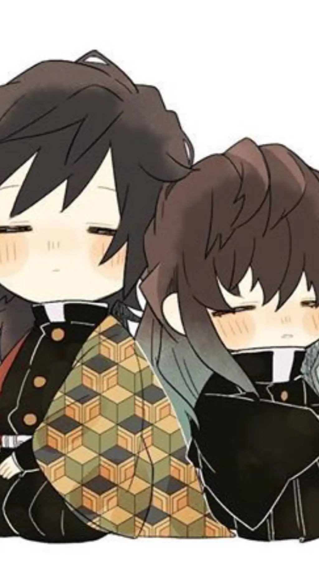 ai character: muichiro and giyuu background
