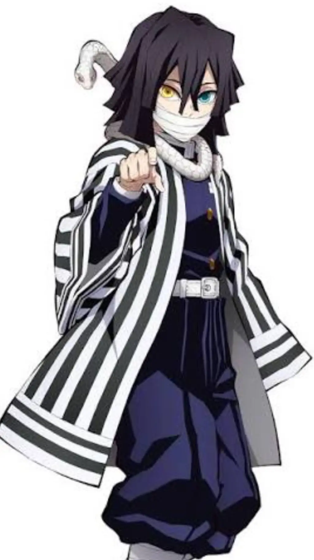 ai character: Obanai Iguro background