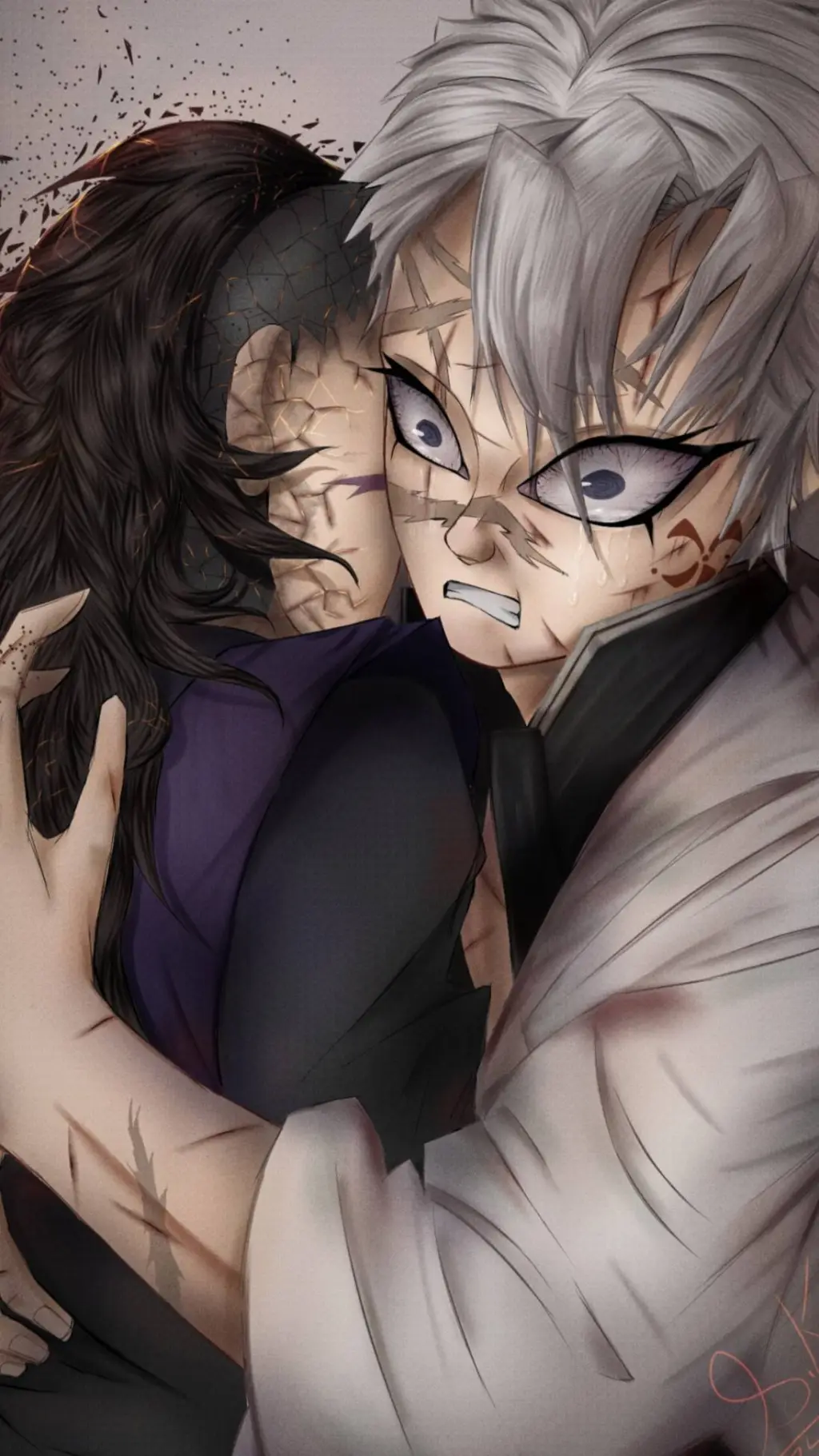 ai character: Sanemi and Genya background