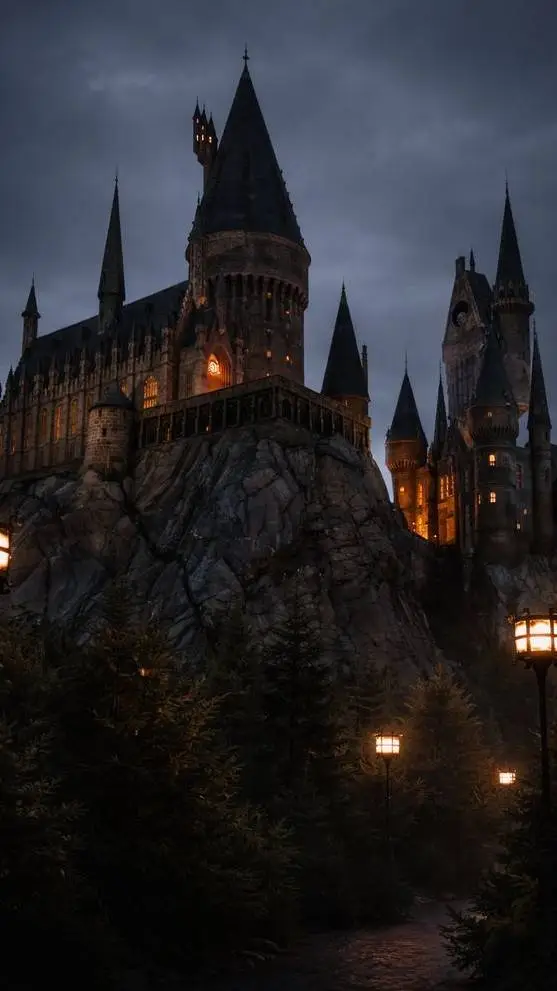 ai character: Hogwarts  background