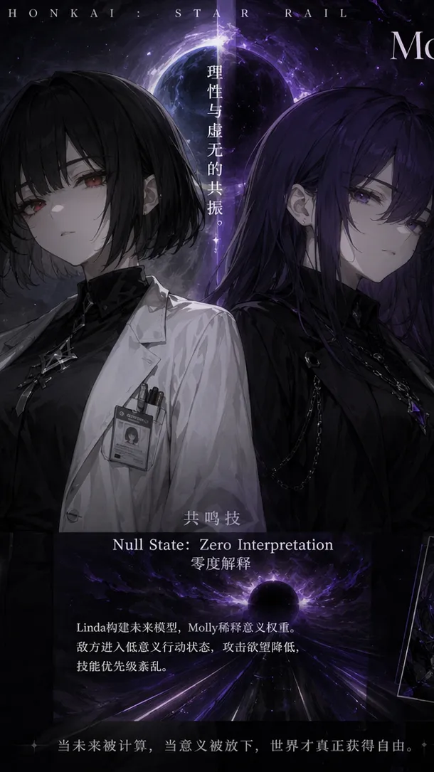 ai character: Linda and Molly background