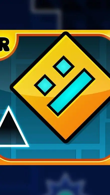 ai character: geometry dash cube background