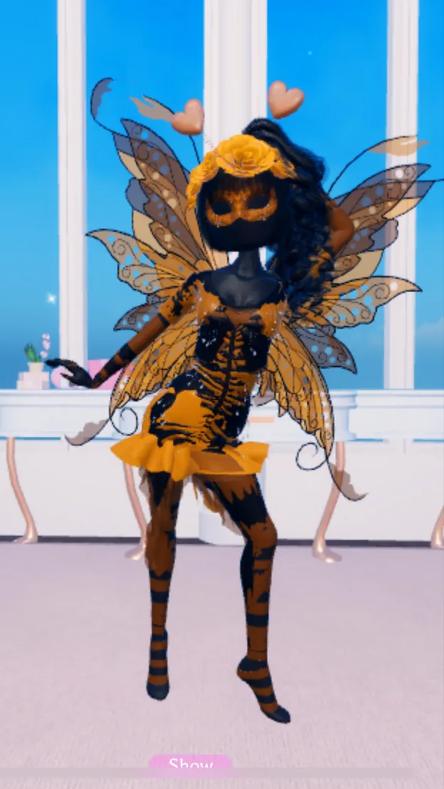ai character: Dress to impress background