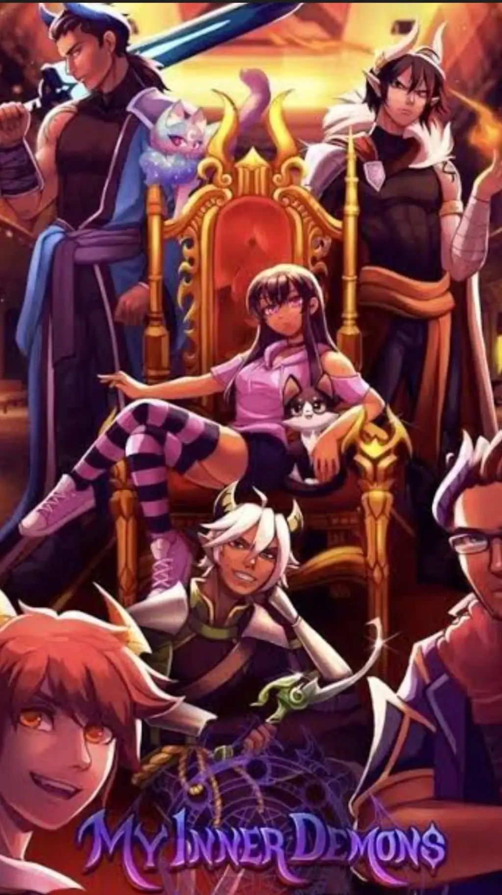ai character: mid meets aphmau background