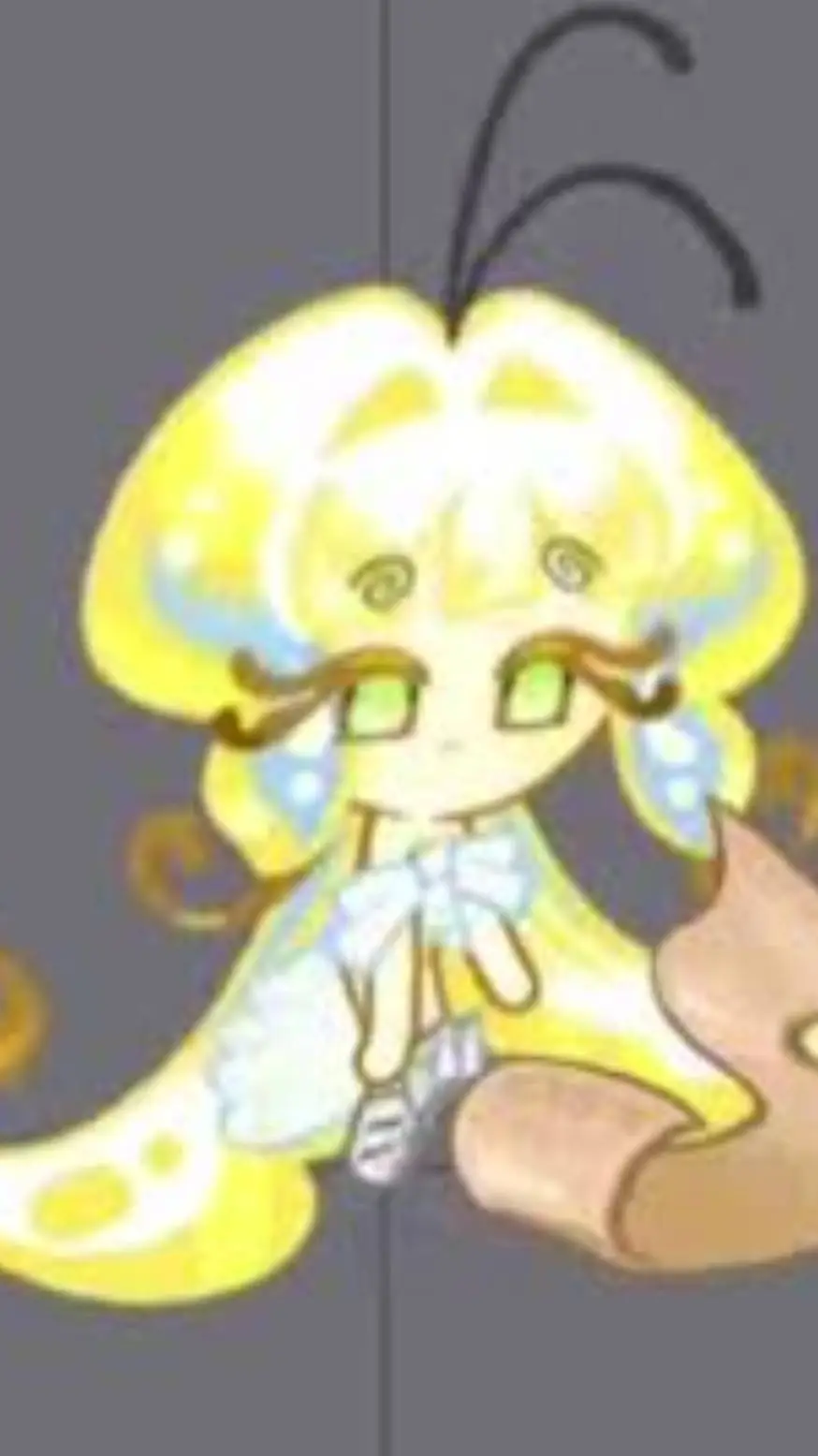 ai character: sugarfly cookie  background