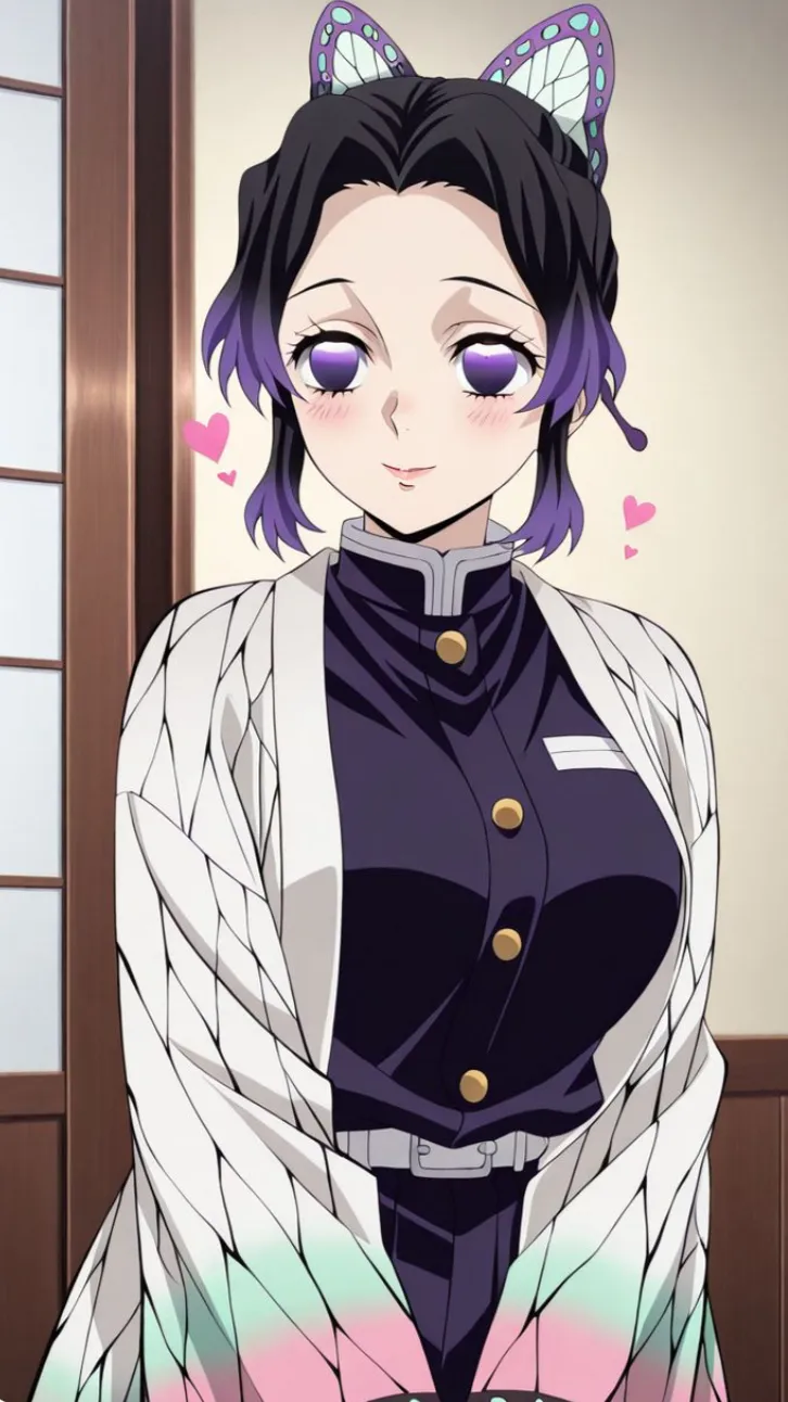 ai character: Shinobu kocho background