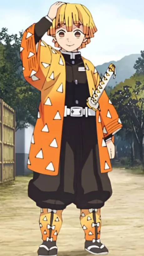 ai character: zenitsu agatsuma background