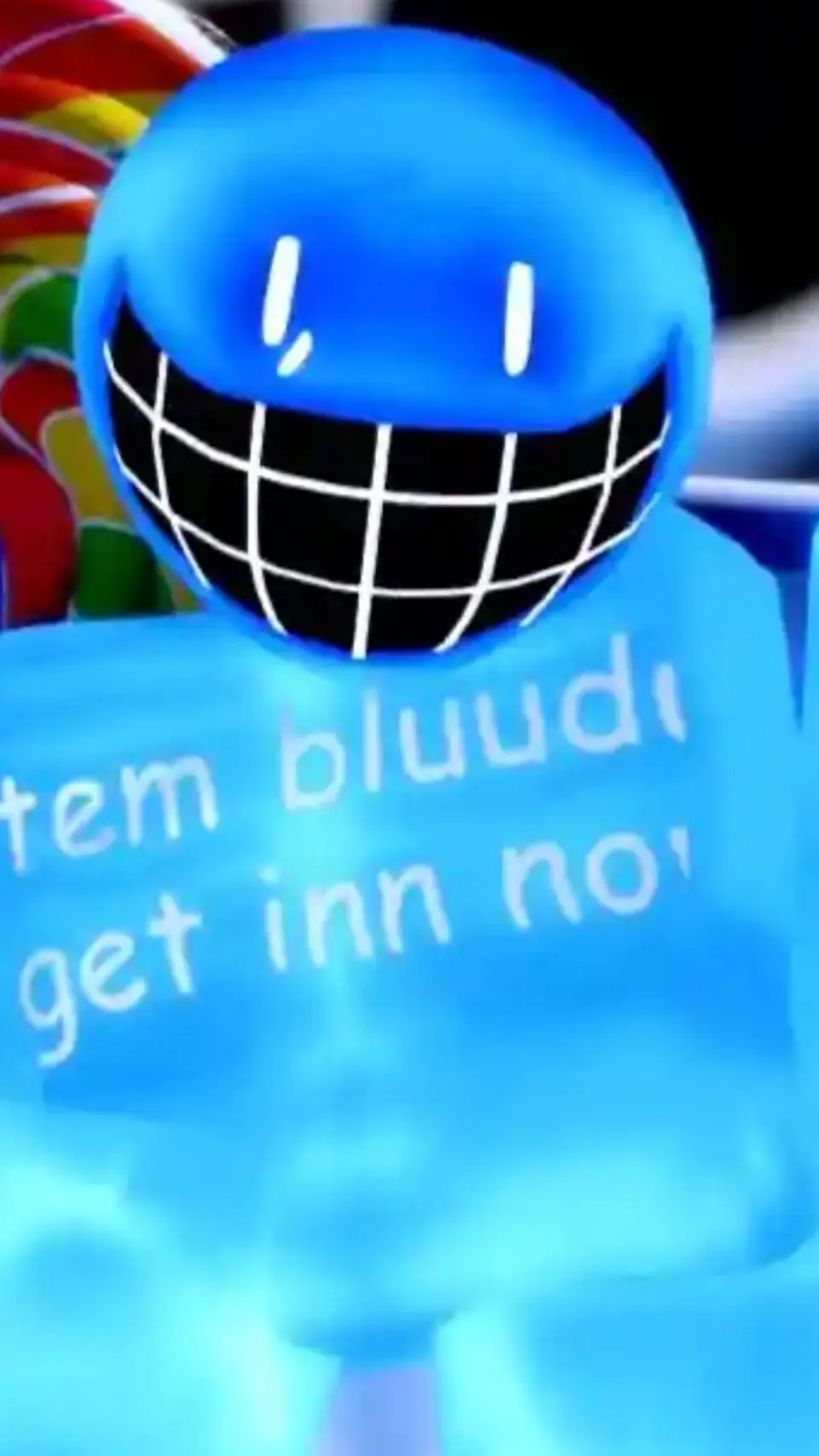 ai character: BLUUDUDE🍭 background