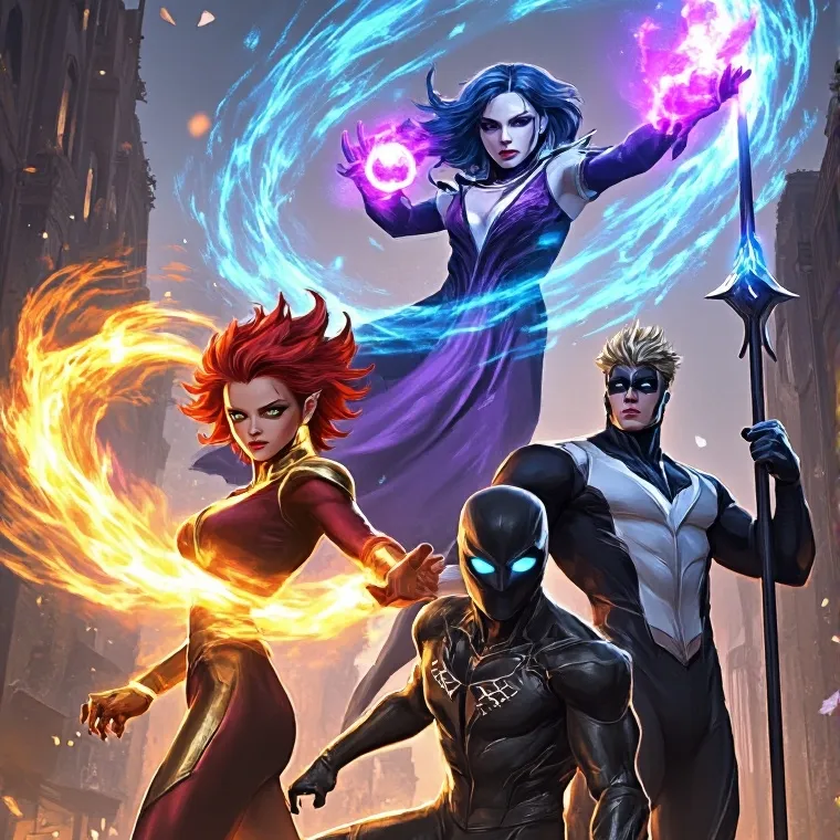 chat with ai character: A Hero's Group