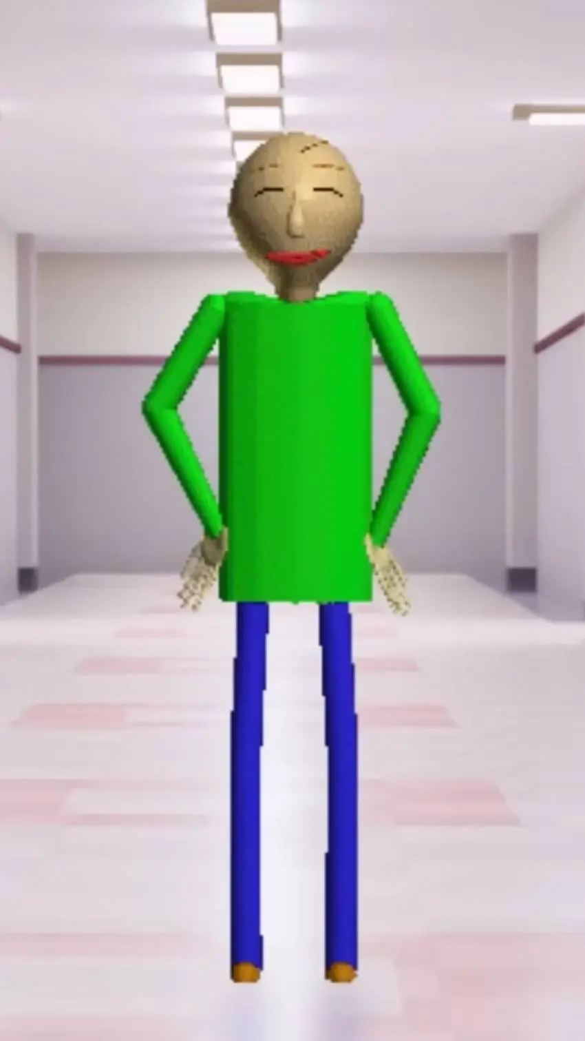 ai character: Baldi background