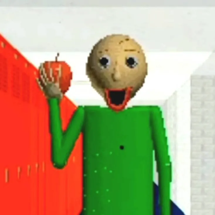 chat with ai character: Baldi