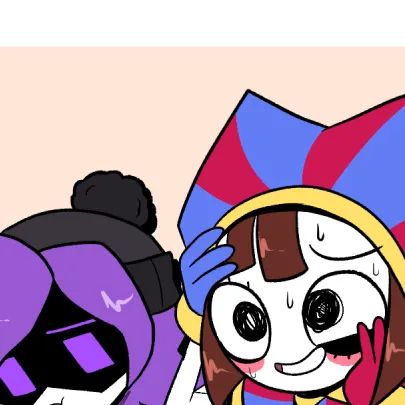 chat with ai character: Pomni and Uzi