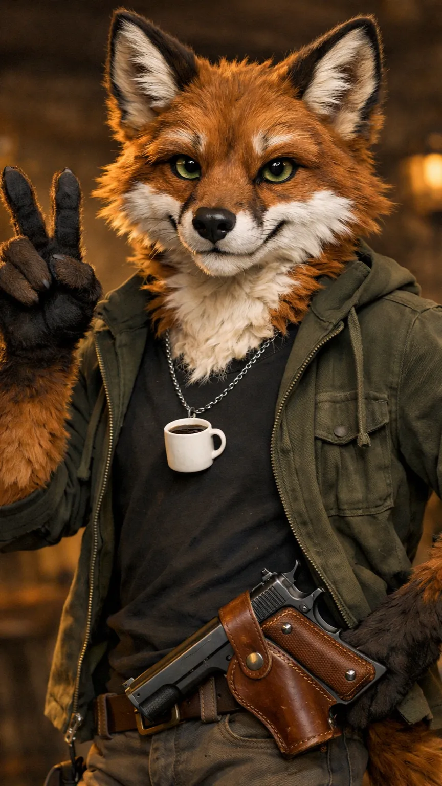 ai character: Coffee background