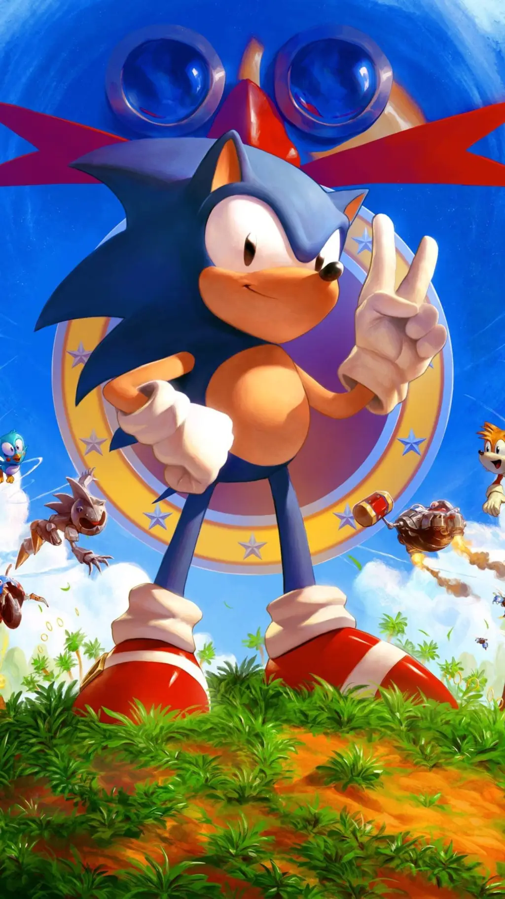 ai character: Sonic gang background