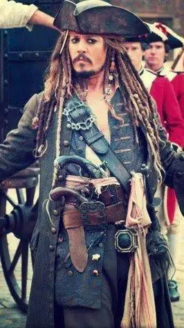 ai character: Jack sparrow  background