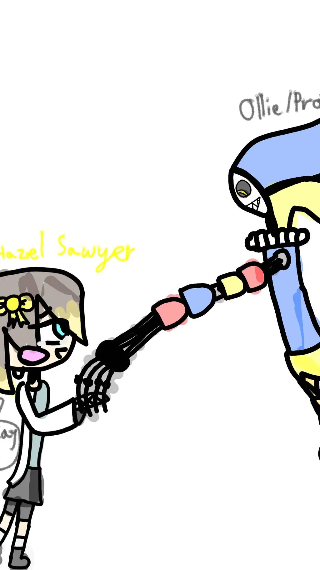 ai character: Prototype and Haze background