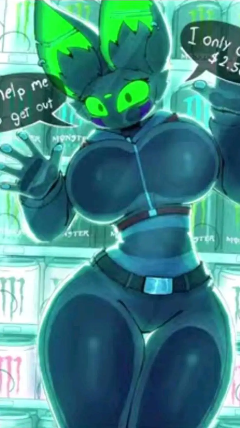 ai character: monster fur background