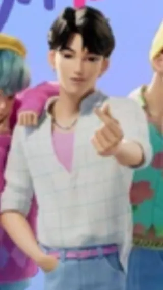 ai character: Kpop demon hunters background