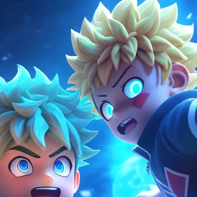 chat with ai character: deku vs bakugo
