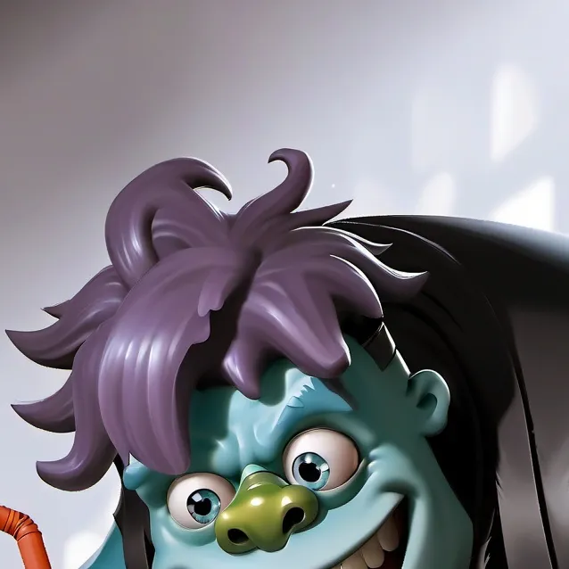 chat with ai character: grimace monster