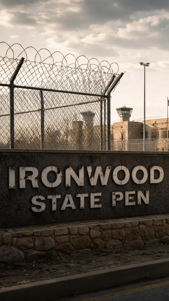 ai character: Ironwood State Pen background