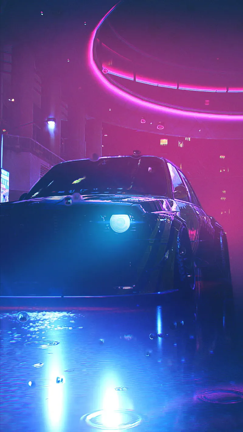 ai character: MHA Car Meet background