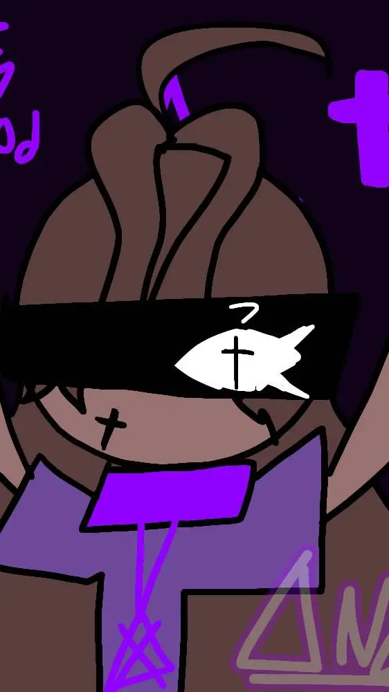 ai character: ∆NG3L_D3∆TH! redo background