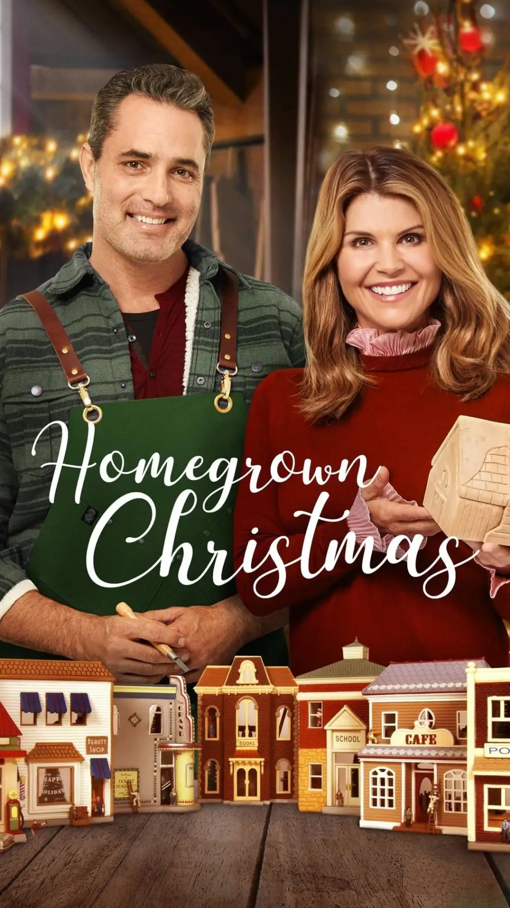 ai character: homegrown christma background