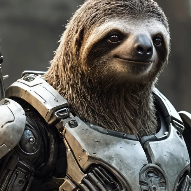 chat with ai character: cyber sloth 