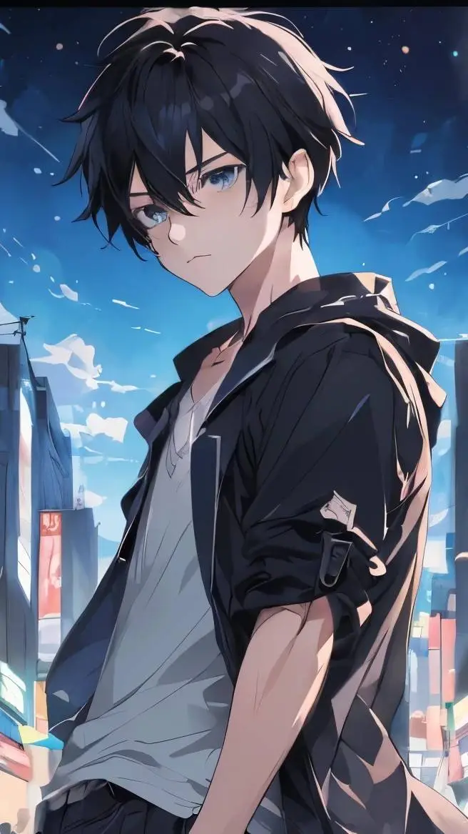 ai character: Damien  background